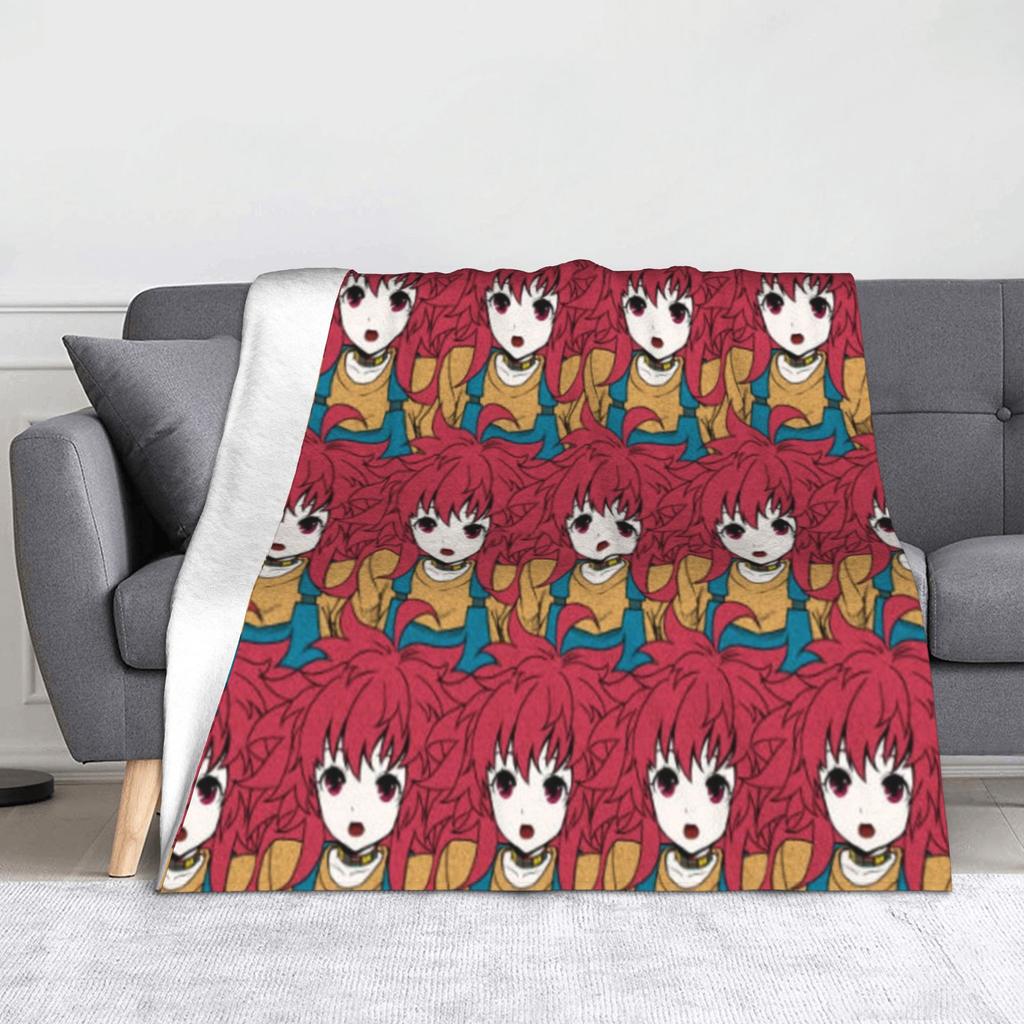 Shin Tsukimi Sou Hiyori Yaoi Blankets Autumn/Winter Your Turn To Die Game Multi-function Warm Throw Blanket for Sofa Thin Quilt
