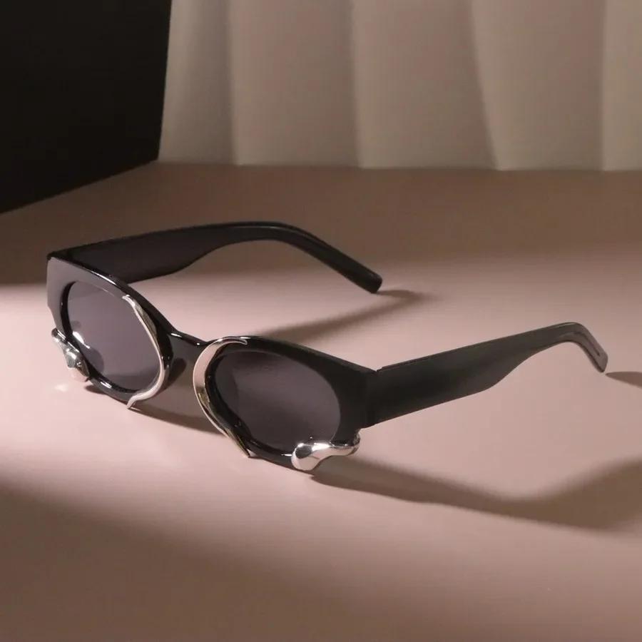 Vintage Rechteckige Sonnenbrille Damen Herren Lässige Modebrille Luxusmarke Designer Weiblich