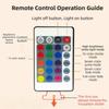 RGB Color Adjustable USB Circular Lamp DIY 5V Ultra-thin LED Light Bright Light 3W USB Powered Night Lamp Clothing Cabinet