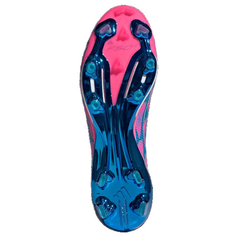 Adidas F50+ Elite Laceless Fg 'Solar Blue Cloud White Solar Pink' IG4324