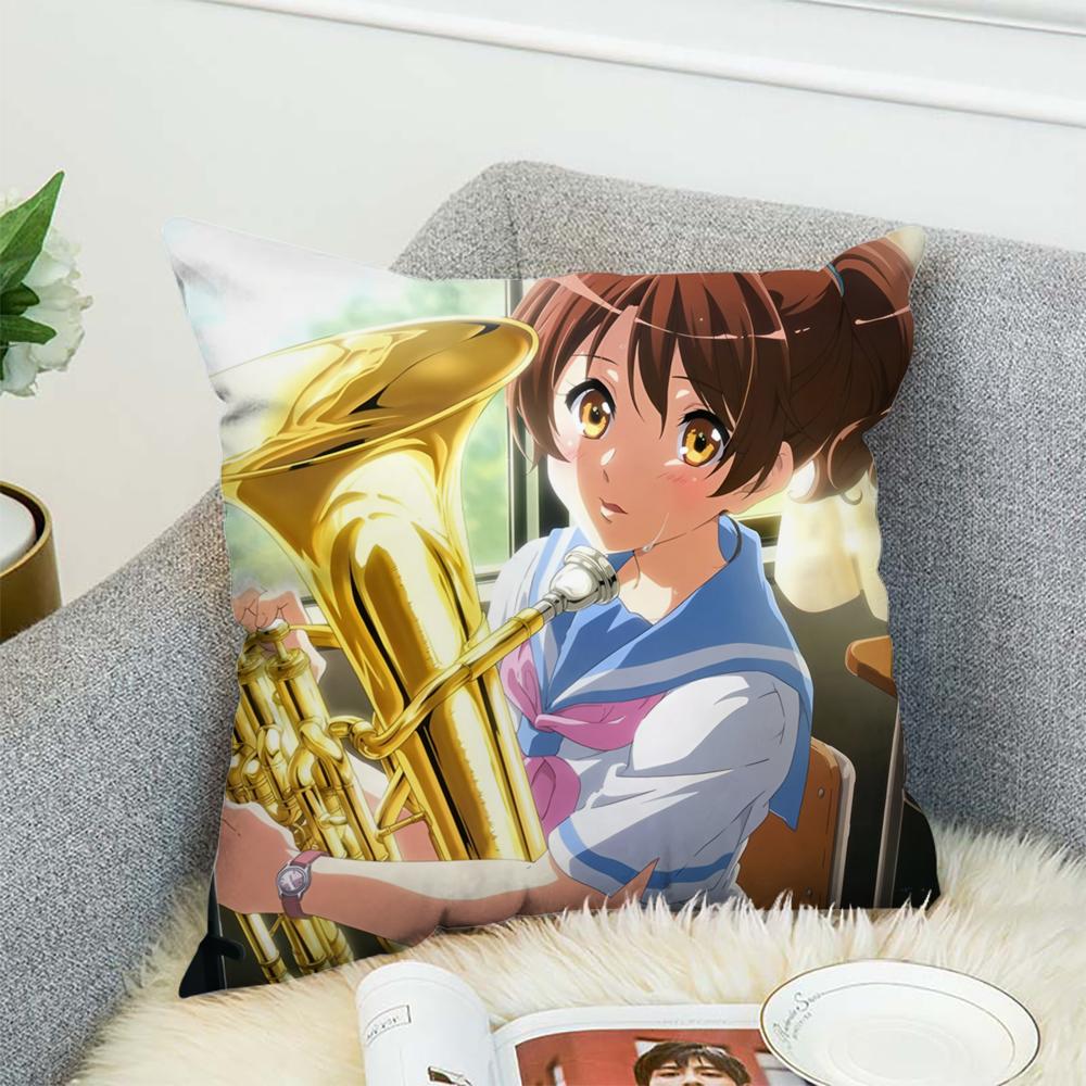 Sound Euphonium 3 Pillow Case For Car Sofa Decorative Home Double-sided Print Plush Square Throw Pillow Cushion Cover