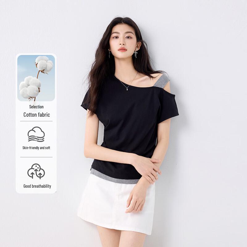 FivePlus Women s Sweet & Cool Slimming Short Sleeve T-Shirt S