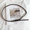 Non-perforated Thin Waist Belt, Women's Retro Decoration, Dress, Coat, Waist Seal, Versatile, Simple and High-end, Jeans Belt
