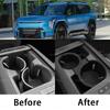 Water Cup Holder Accessories for Kia EV9 2025-2025 Anti Slip Shock-Absorbing Drinks Holder Storage Box Tidying Tray