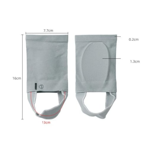Upgraded Metatarsal Compression Arch Support Sleeves with Internal Gel Pads, Arch Support Brace for Flat Feet & Plantar Fasciitis Pain Relief - Women