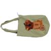 Pet Canvas Shoulder Bag Breathable Portable Pet Outing Shoulder Bag Cute Dog Carrying Bag Adjustable Cat Carrier Bag