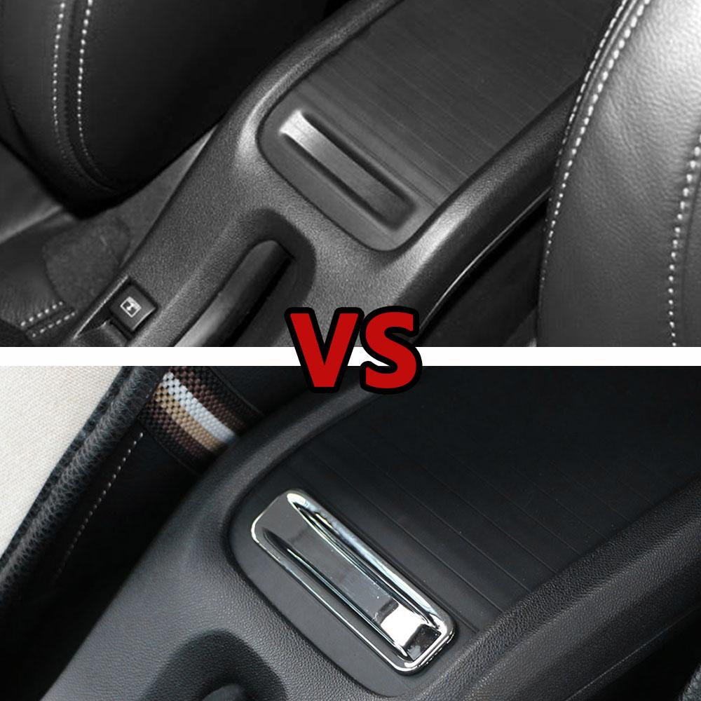 For Peugeot 2008 2014 2015 2016 2017 2018 Armrest Box Open Handle Cover Sequin Decoration Sticker Trim Interior Accessories