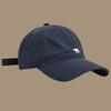 Fasjonabel Retro Brodert Baseballcaps med Isbjørn for Kvinner Japansk Stil Allsidig Stor Hodeomkrets Duckbill-caps
