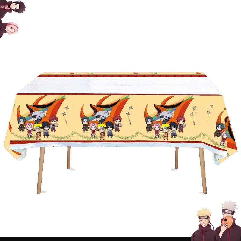 Naruto Dekorace Kreslené Narozeninové Deco Čelenka Party Suvenýry Batoh Plakát Jednorázové Party Nádobí Ubrus Talíře Hrníčky