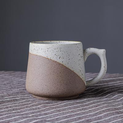 Retro Coarse Pottery Coffee Cup Japanese Home Couple Cup Creative Water Cup Supply Coffee Cup