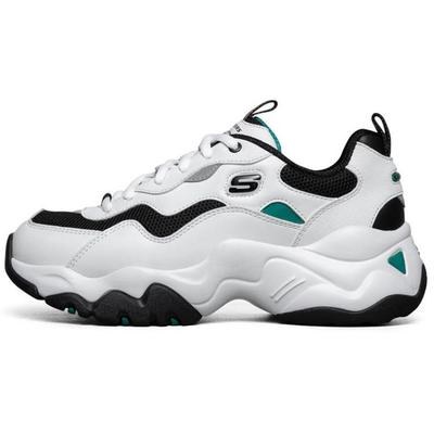 DLites 3.0 Mesh Synthetic Leather Retro Casual Low-Top Lifestyle Shoes Women Sneaker White Black Green 88888398-WGRN