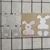Easter Rabbit Bunny Metal Cutting Dies DIY Scrapbook Emboss Paper Cards