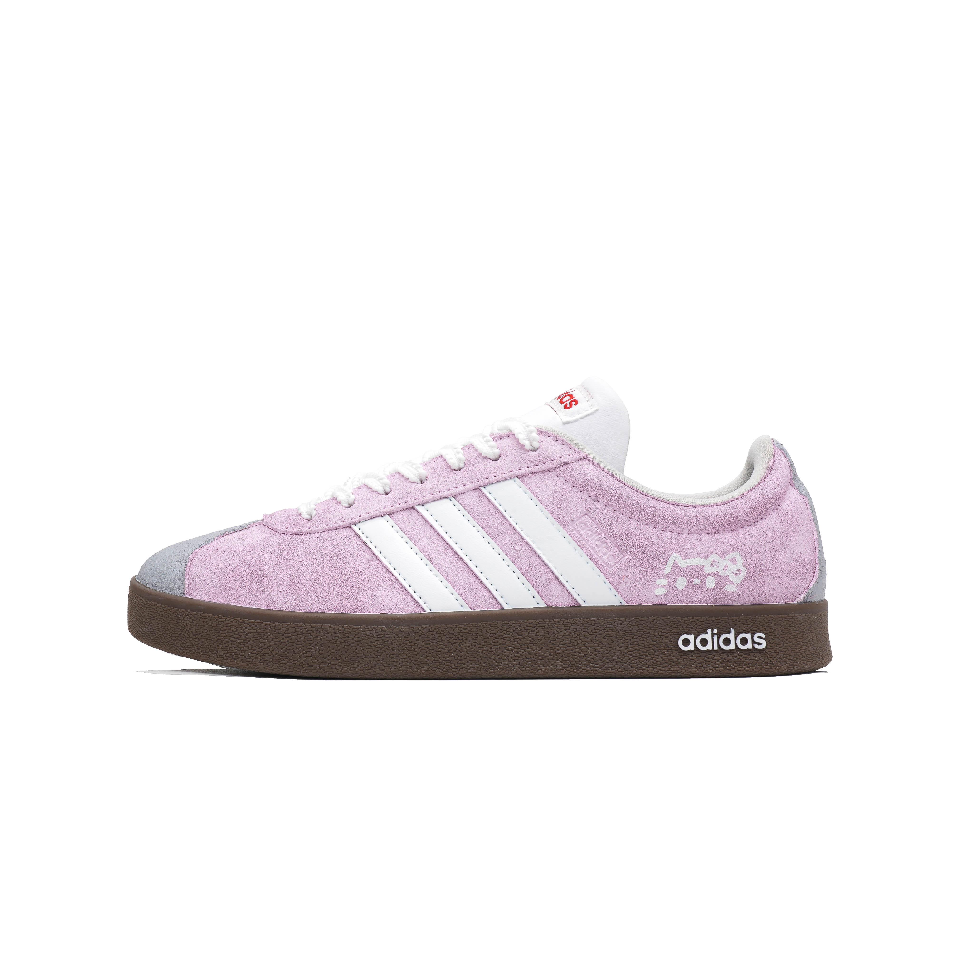 

Adidas VL COURT 2.0 Lifestyle Sweet Meow Steps Abrasion Resistant Low top Skateboard Shoes Unisex Pink HQ1802(Team1166-) 35⅔