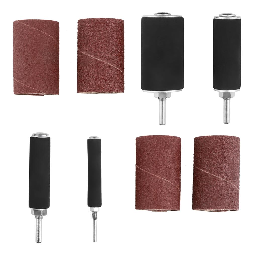 20pcs Spindle Sanding Drum Sander Tool Kit Set with Case for Drill Press