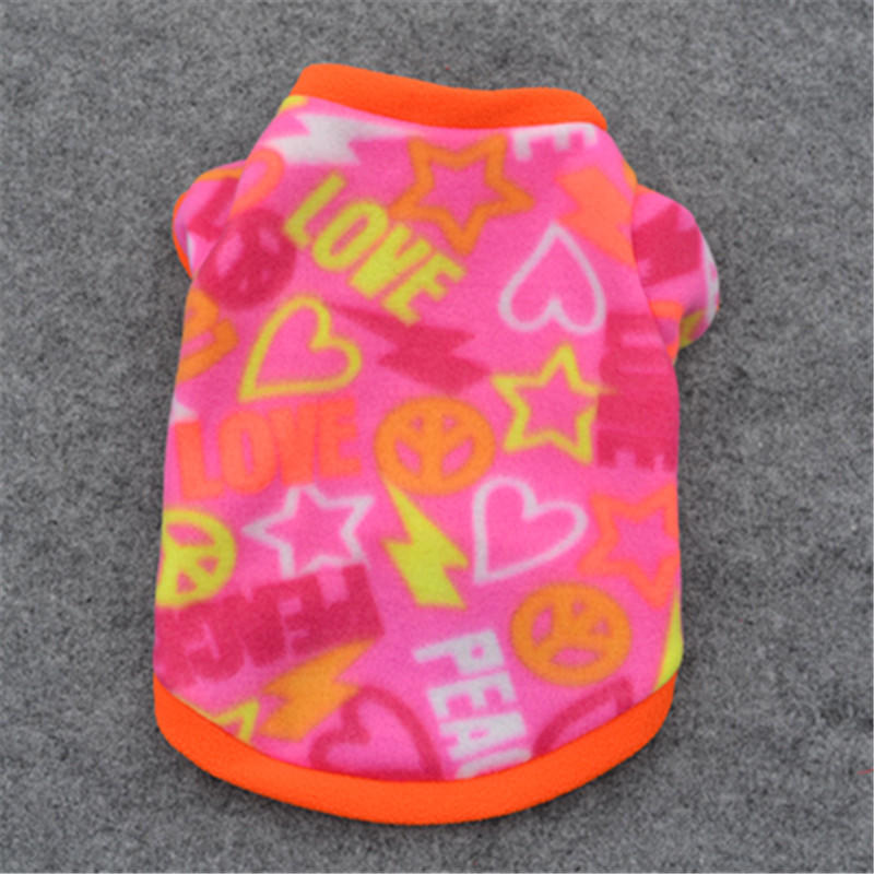 Pet Puppy Spring Warm Sweatshirt Small Dog Cat Pet Clothes Vest T Shirt