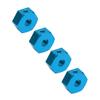 4pcs 110 RC Wheel Hex Hubs Nut 14mm Aluminum Wheel Hex Drive Hub for AMMRA Big Rock for Typhon for