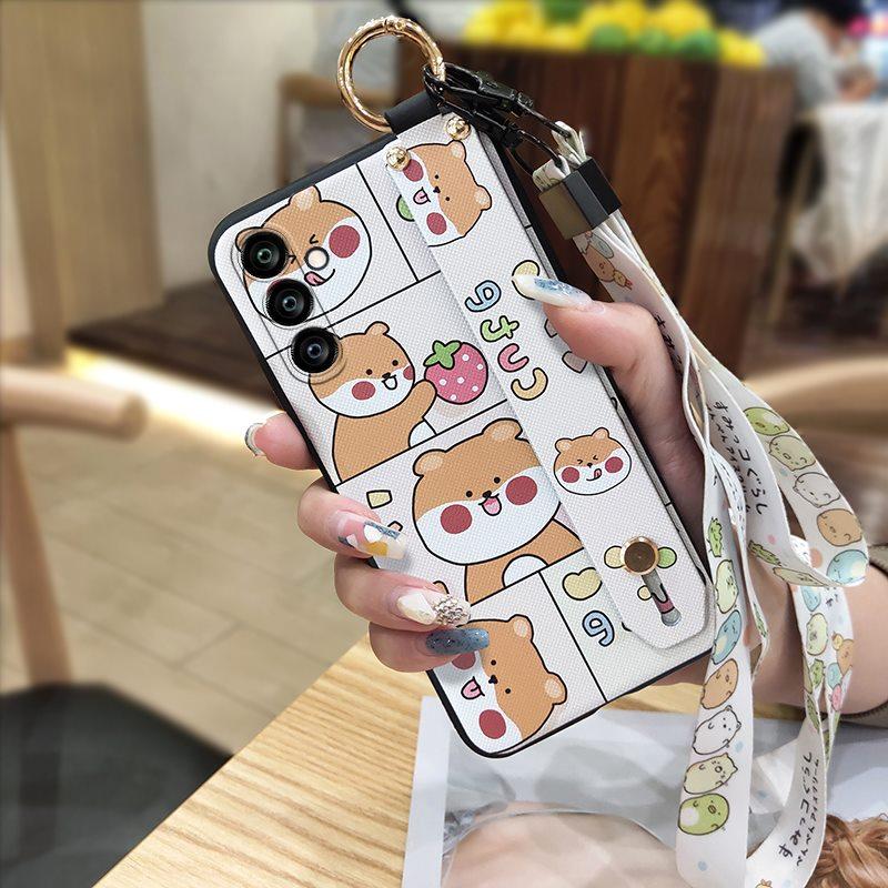 Wrist Strap Fashion Design Phone Case For Samsung Galaxy A24/SM-A245F/A25 5G Waterproof Durable Lanyard Phone Holder