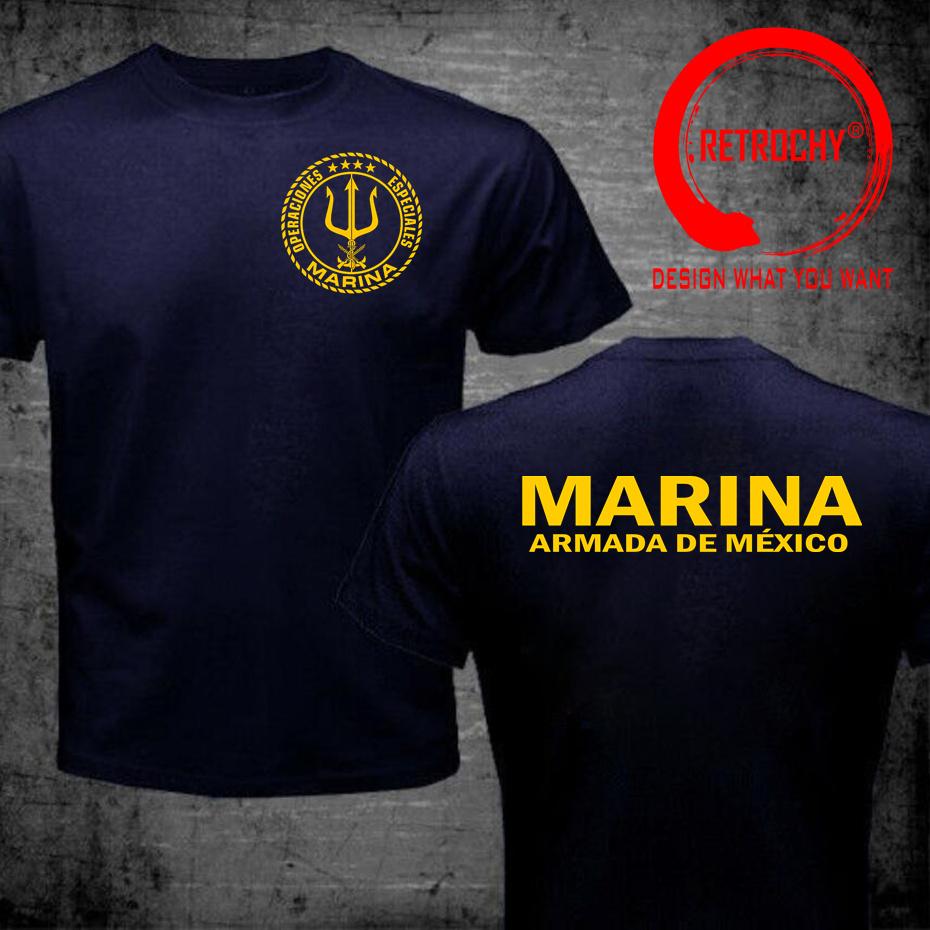 Funny Mexician Marines T Shirt Military Army Mexico Marina Special Operations Forces Operaciones Especiales TShirt Male TShirt