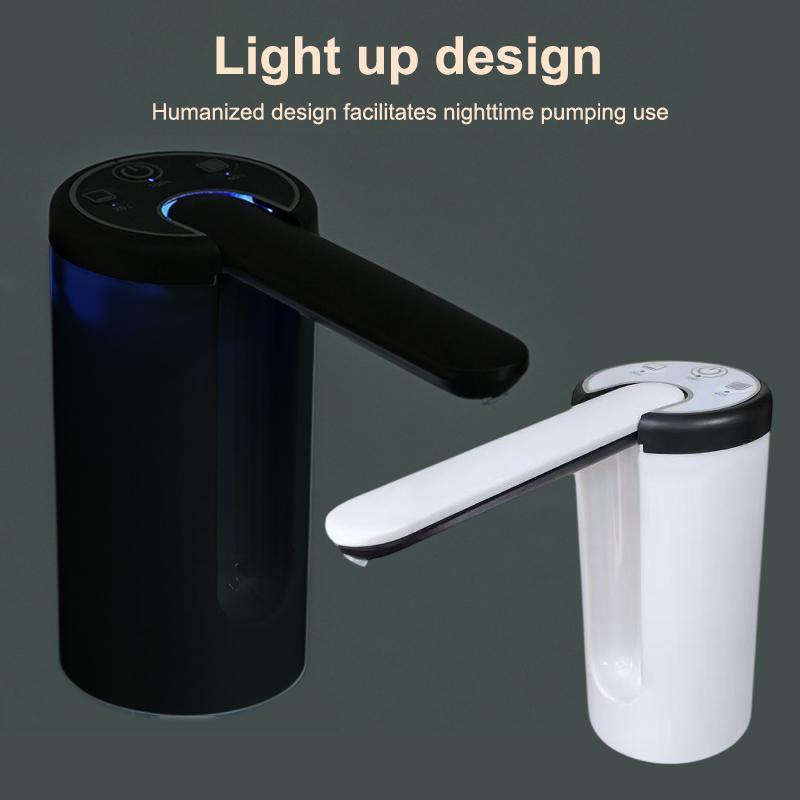 Vattendispenser Vattenpump Elektrisk Flaskpump Mini Bärbar Vattenpump USB Vikbar Hushåll Automatisk Vattendispenser