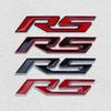 3D Metal Red Black Logo RS Emblem Letters Car Badge Trunk Decal For Chevrolet Chevy Blazer Onix Sonic RS Stikcer Accessories  CI5