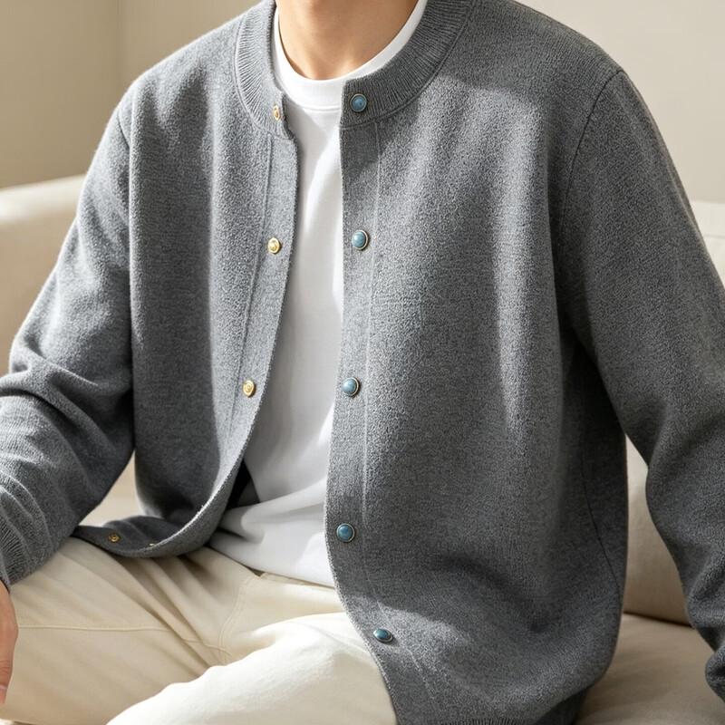 JEEP SPIRIT Men's Casual Knit Cardigan