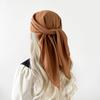 Pearl Chiffon Solid Color Scarf Arabic Turban Bali Turban Solid Color Malay Square Scarf Scarf