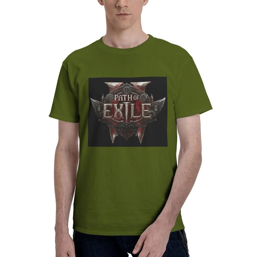 Path of Exile 2 100 Cotton TShirt Mens Fashion T Shirts Men Round Neck Short Sleeve S6XL