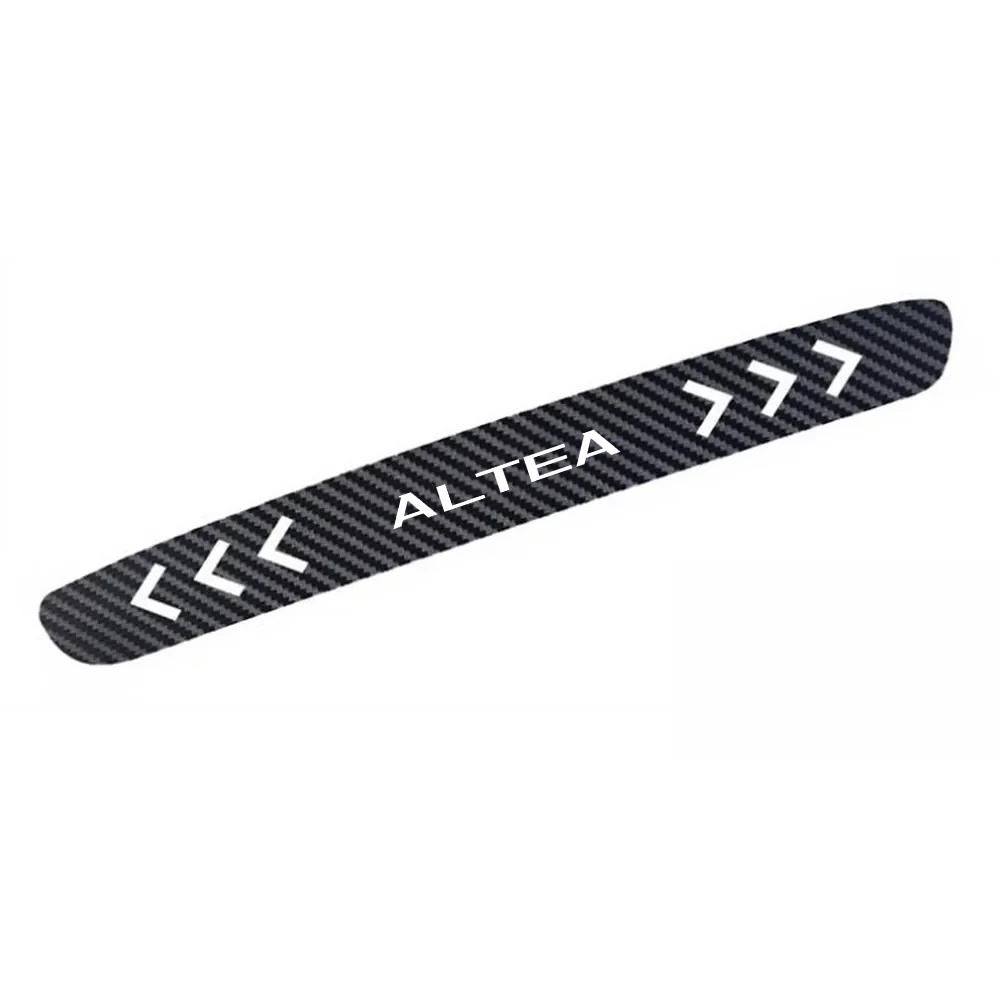 1PC Carbon Fiber Car Stickers High Mounted Stop Lamp High Brake Lights For Seat Leon Ibiza Arona Ateca Tarraco Auto Accessories