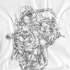 Teenage Mutant Ninja Turtles Unisex Adult Shinobis T-Shirt