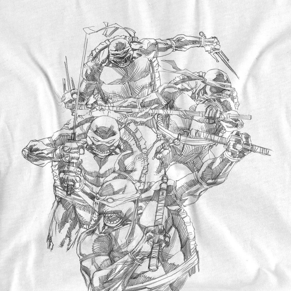 Teenage Mutant Ninja Turtles Unisex Adult Shinobis T-Shirt
