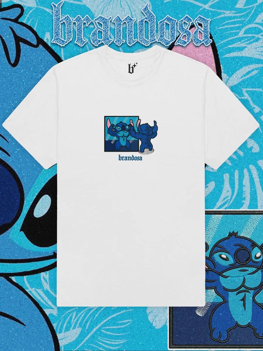 Matching Stitch print T‑shirt 2XL