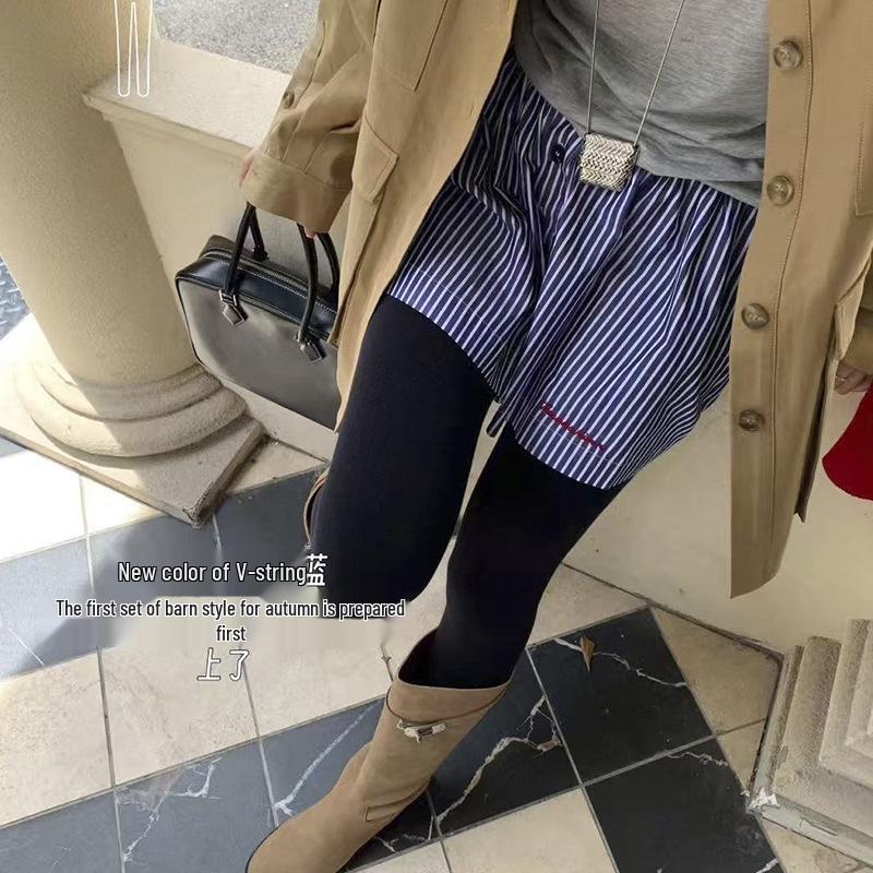 

Теплые серые флисовые леггинсы с утягивающим эффектом для живота для осени и зимы 200g Full-Length