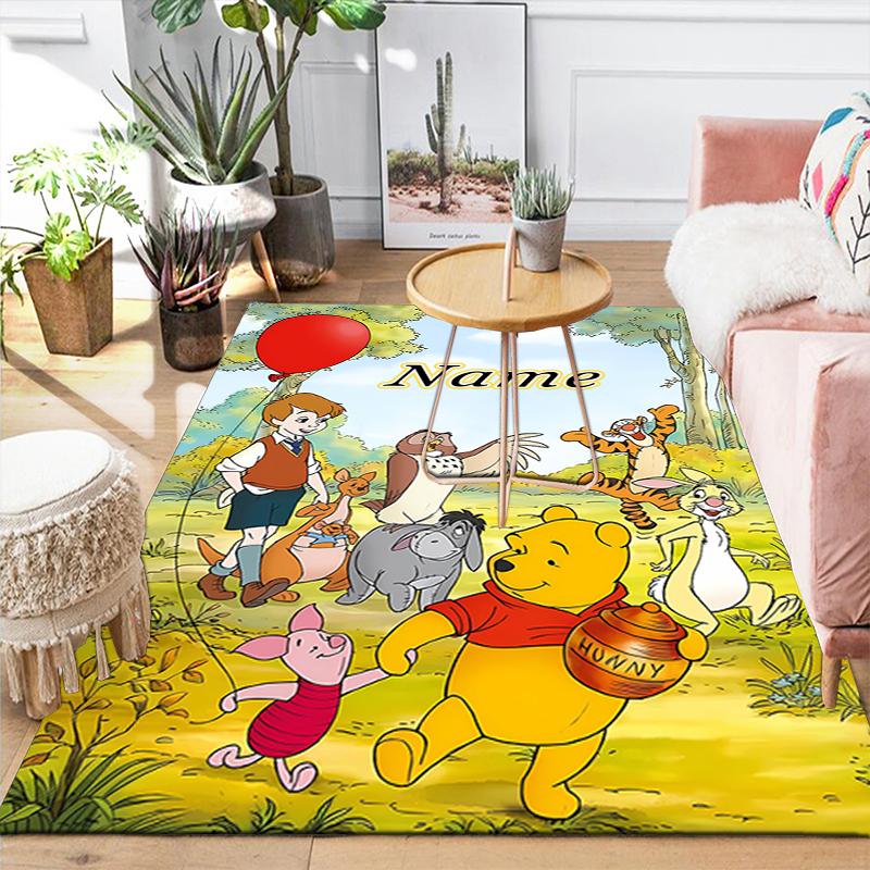 Custom 1Pc Tigger Rug Office Carpet Indoor Outdoor Entrance Doormat Nonslip Soft And Comfortable Living Room D916363