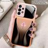 Blue Gradient Camellia For Samsung A20 30 22 23 24 25 26 31 32 A33 34 35 42 50 51 52 53 54 55 56 70 71 72 73 Glass Phone Case