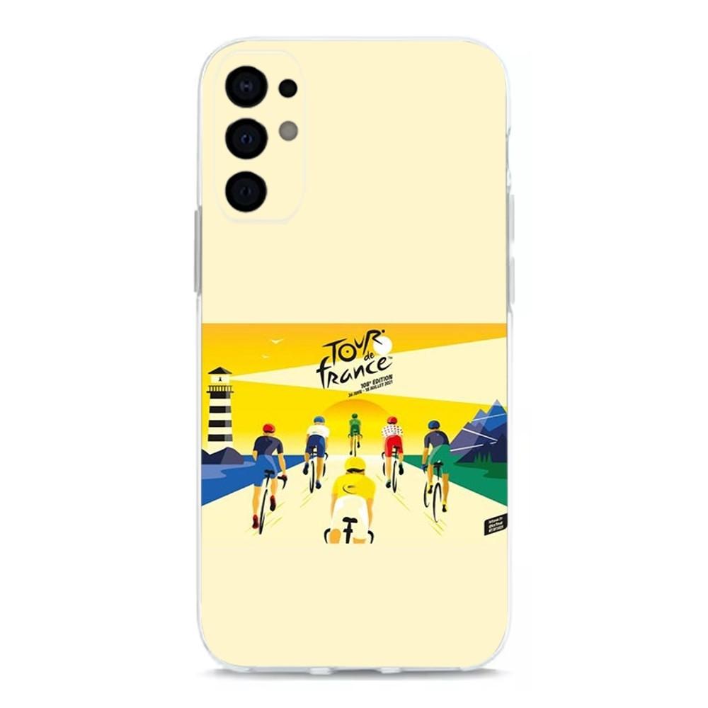 

Mountain Bike Cycling art Phone Case For Samsung S30,S23,S21,S22,S20 Ultra,S20 FE lite,S10,S9,S8PIus Transparent Shell SamsungS10