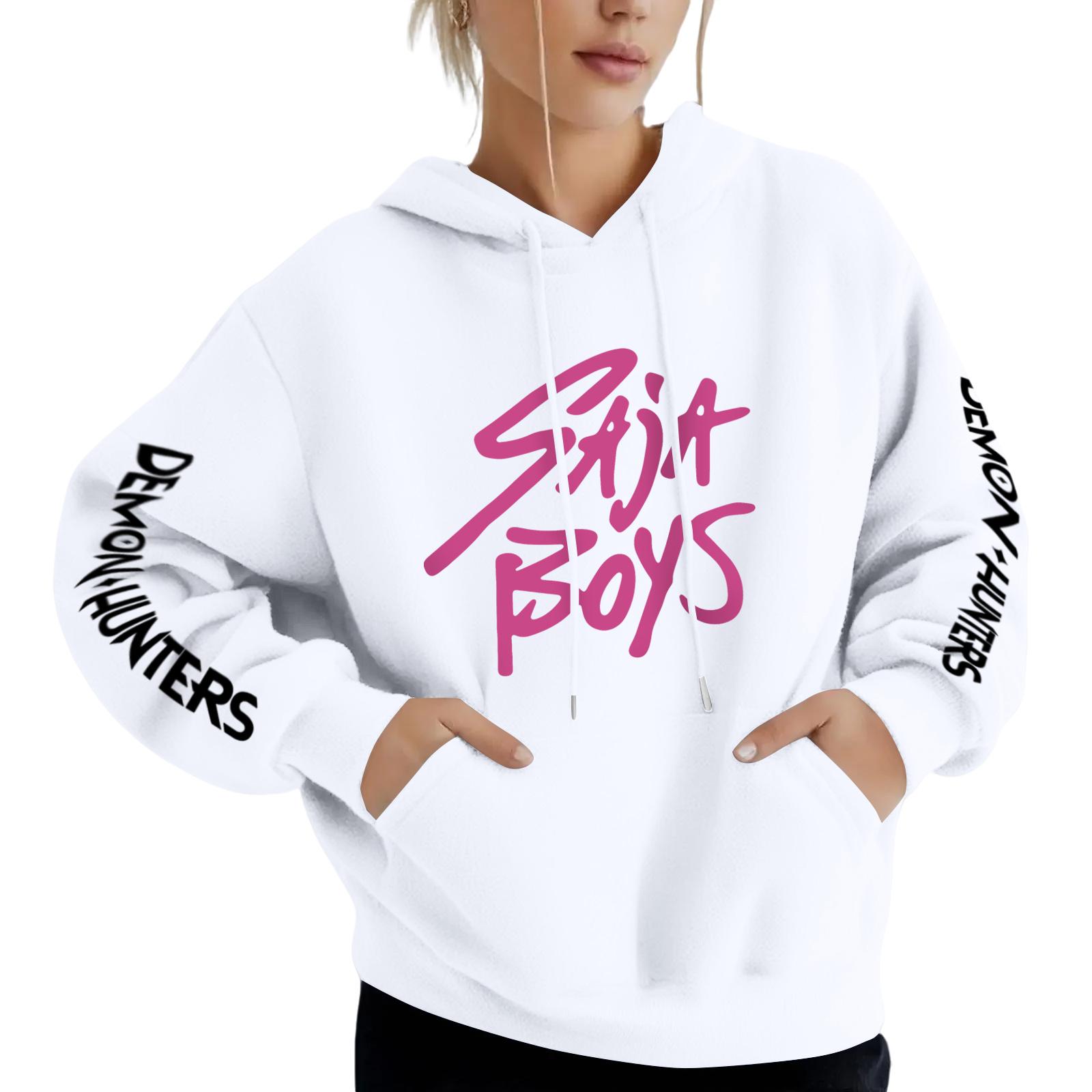 Girl Witch Hunting Group Hoodie Sweatshirt For Sports And Leisure XL