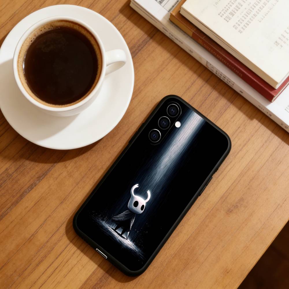 Game H-Hollow K-Knight Phone Case Black Silicone Soft For Samsung Galaxy A73,A72,A71,A70,A53,A52,A51 Samsung a31