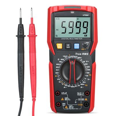 UNI-T UT89X Multimetro digitale Mini misuratore universale portatile ad alta precisione Display LCD da 6000 conteggi