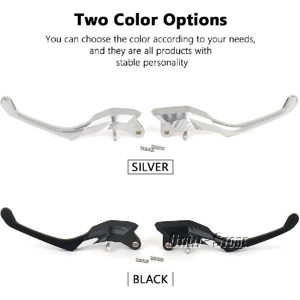 Fits for BMW R1300GS 2024 2025 Motorcycle Black/Silver Adjustable Brake Clutch Levers Handle Lever CNC Aluminum Hand Control Handle Brake Clutch