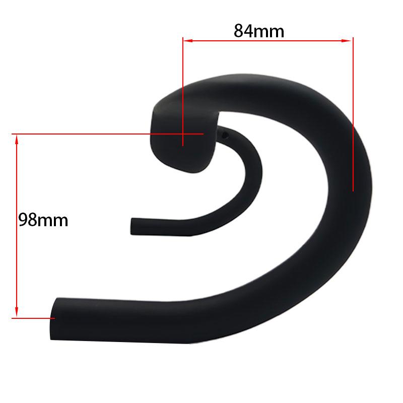 Bicycle handlebar T1000 full carbon fiber lift road handlebar raised 30mm gravel track internal routing design