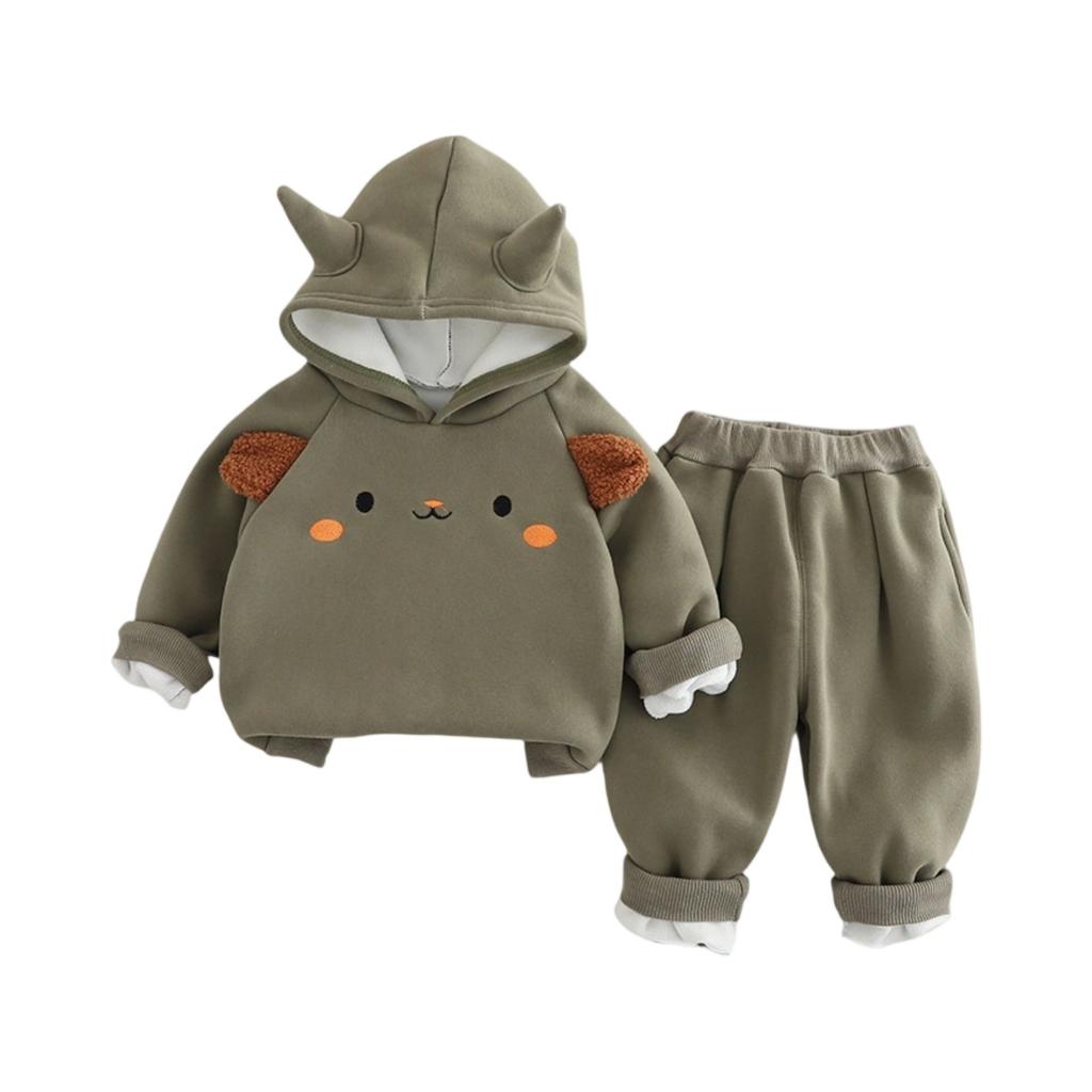 Kinder Freizeit Langarm Set, Bequeme Alltagsoutfits
