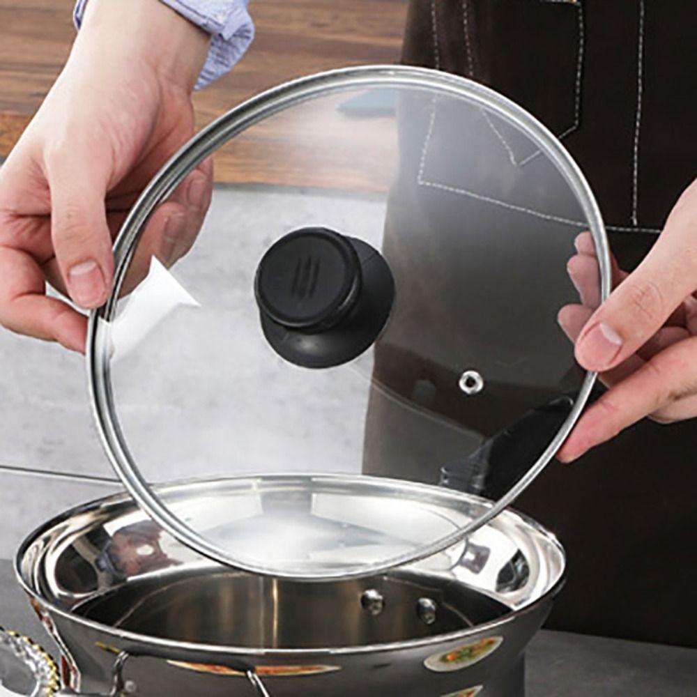 with Frying Basket and Steamer Pasta Pot Visible Lid Stockpot Multifunctional Deep Fryer Pot  Soup
