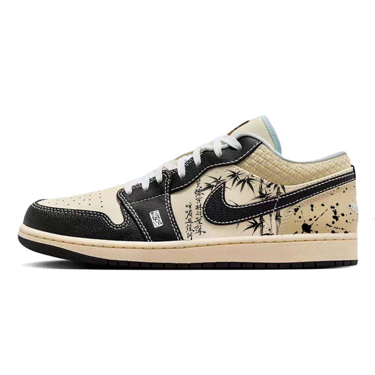 

Jordan Air Jordan 1 Вінтажні Баскетбольні Кросівки Чоловічі Низькі Бежевий/Чорний HQ3437-101(Команда56-) 44