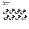 Soft Silicone Luminous USB C Anti Dust Cover Caps for IOS Type C Mobile Phone Dust Plugs Charging Port Protectors for IPhone