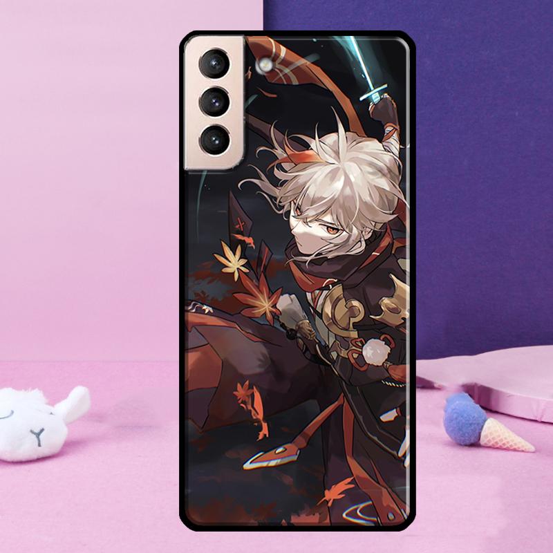 Genshin Impact Kaedehara Kazuha Phone Case For Samsung Galaxy S25 Ultra S23 S20 S21 S22 S24 FE S9 S10 Plus S24 Ultra Cover