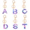 Resin Letter Keychains: Stylish English Alphabet Pendants & Gifts