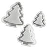 1/3Pcs Christmas Tree Silicone Mold DIY Handmade Hollow Xmas Tree Ornament Crafts Mold Gypsum Cement Epoxy Resin Casting Mold