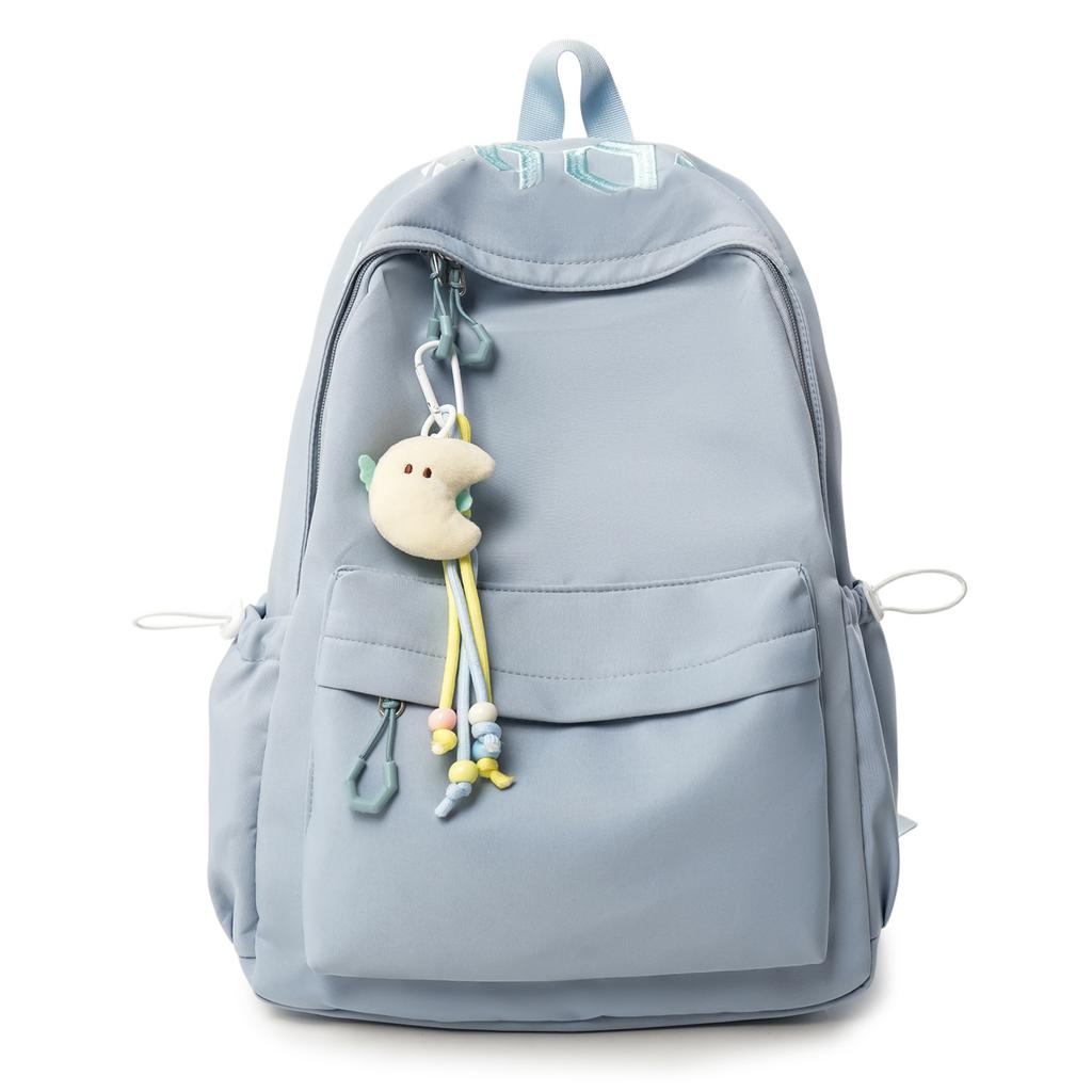 Schoolbag Wholesale New Japanese Ins High Value Fresh and Cute Backpack Female Junior High School Students Simple Large Capacity Backpack