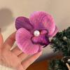Süße Phalaenopsis-Blumen-Haarnadel 2024 Mode Blumenperlen Haarspange Weiblicher Kopfschmuck Einzigartige Haarspangen für Frauen