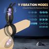 Vibrating Cock Ring with Rabbit Clitoral Stimulator Penis Ring Vibrator Couples Adult Sex Toys for Men Male Couple Sex Toys 18+